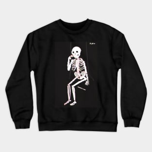 Vapor Wave Skeleton Crewneck Sweatshirt